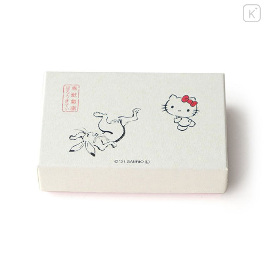 Japan Sanrio Tachikichi Choju Jinbutsu Giga Chopstick Rest Set - Hello Kitty / Sumo - 5