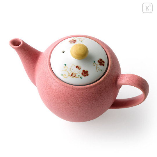 Japan Sanrio Tachikichi Flower Painting Pot - Hello Kitty - 2