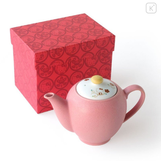 Japan Sanrio Tachikichi Flower Painting Pot - Hello Kitty - 6