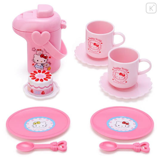 Japan Sanrio Tea Time Toy Set - Hello Kitty - 5