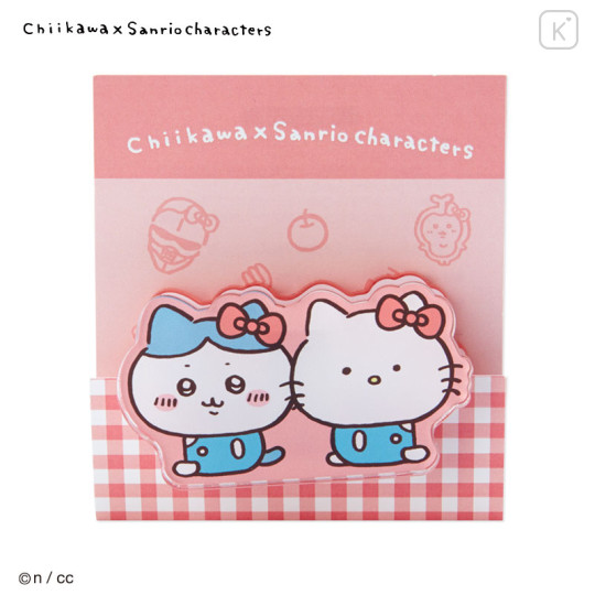 Japan Sanrio × Chiikawa Acrylic Clip - Hello Kitty - 1