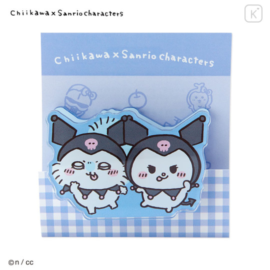 Japan Sanrio × Chiikawa Acrylic Clip - Kuromi - 1