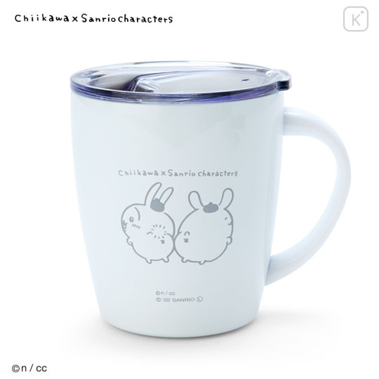 Japan Sanrio × Chiikawa Stainless Mug with Lid - Pompompurin - 1