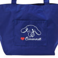 Japan Sanrio Tote Bag - Cinnamoroll / Simple Navy - 4