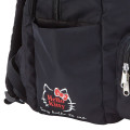 Japan Sanrio Daily Backpack - Hello Kitty : Simple Black - 5