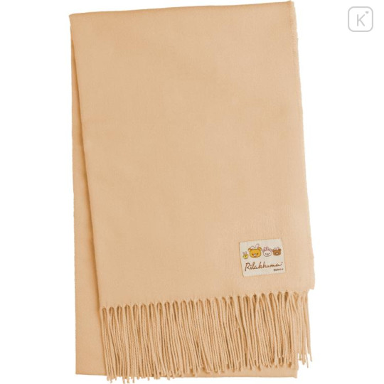 Japan San-X Muffler - Rilakkuma : Beige - 1