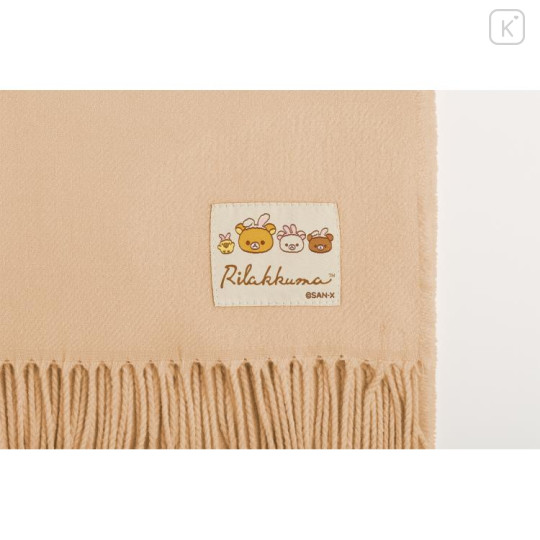 Japan San-X Muffler - Rilakkuma : Beige - 2