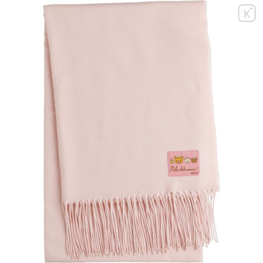 Japan San-X Muffler - Rilakkuma : Pink - 1