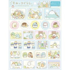 Japan San-X Sticker Sheet - Sumikko Gurashi / Picture Book Art Collection B