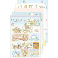 Japan San-X A6 Notepad - Sumikko Gurashi / Picture Book Art Collection B - 1