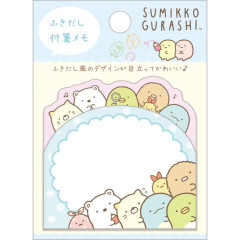 Japan San-X Sticky Notes - Sumikko Gurashi / Speech Bubble Blue