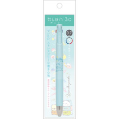 Japan San-X bLen 3C 3 Color Ballpoint Multi Pen - Sumikko Gurashi / Toddler Baby Blue