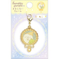 Japan San-X Sumikko Gurashi Charm Keychain - Neko & Zassou / Fortune Market - 1