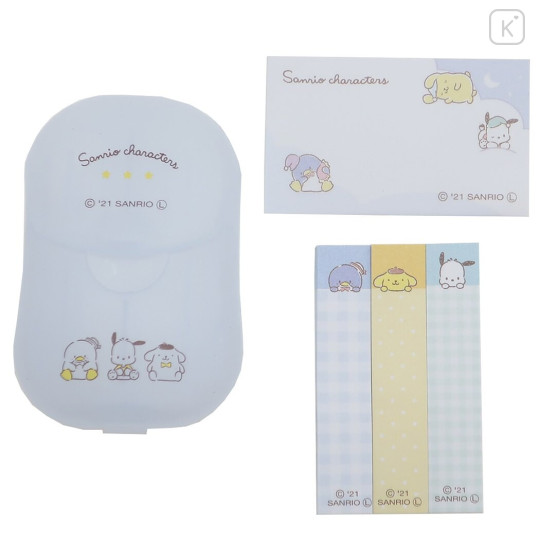 Japan Sanrio One Touch Fusen Sticky Notes - Blue - 2