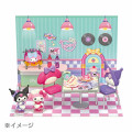 Japan Sanrio Miniature Figure Set - My Melody & Kuromi / Tokimeki Diner - 2