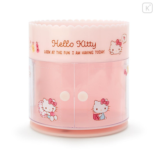 Japan Sanrio Rotary Cosmetic Rack - Hello Kitty - 1