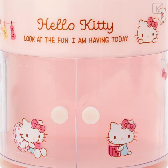 Japan Sanrio Rotary Cosmetic Rack - Hello Kitty - 4