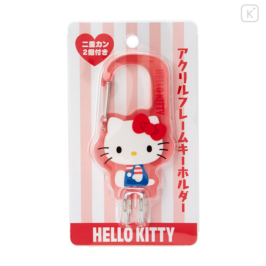 Japan Sanrio Acrylic Frame Key Holder - Hello Kitty - 1