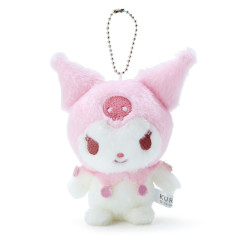 Japan Sanrio Mascot Holder - Kuromi / Dull Pink