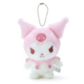 Japan Sanrio Mascot Holder - Kuromi / Dull Pink - 1
