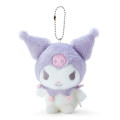 Japan Sanrio Mascot Holder - Kuromi / Dull Purple - 1