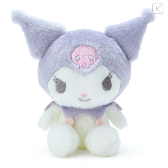 Japan Sanrio Sitting Plush Toy - Kuromi / Dull Purple - 1