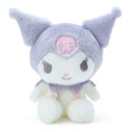Japan Sanrio Sitting Plush Toy - Kuromi / Dull Purple - 1