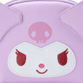 Japan Sanrio Oval Pouch - Kuromi : Dull Pink - 4