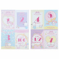 Japan Sanrio Monthly Card 12pcs - Sanrio Baby - 1