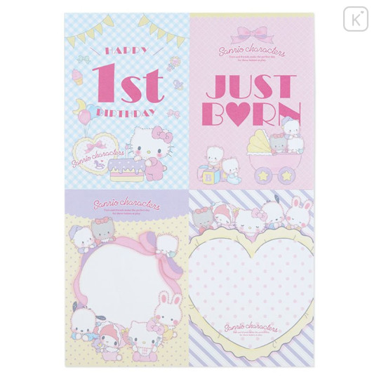 Japan Sanrio Monthly Card 12pcs - Sanrio Baby - 6