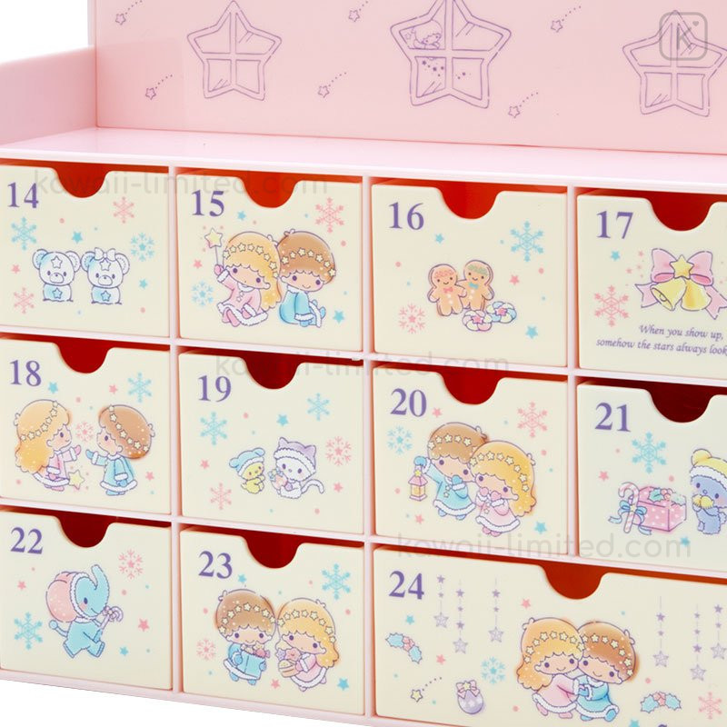 Little twin stars Sanrio advent calendar deals storage chest