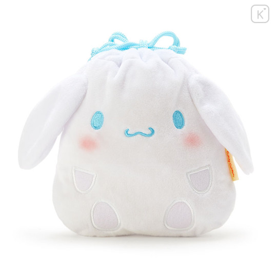 Japan Sanrio Original Drawstring Purse - Cinnamoroll / Sitting - 1