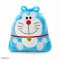 Japan Sanrio Original Drawstring Purse - Doraemon : Sitting - 1