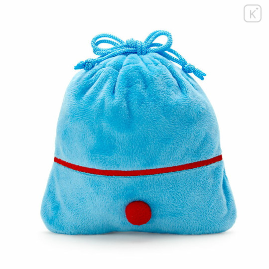 Japan Sanrio Original Drawstring Purse - Doraemon : Sitting - 2