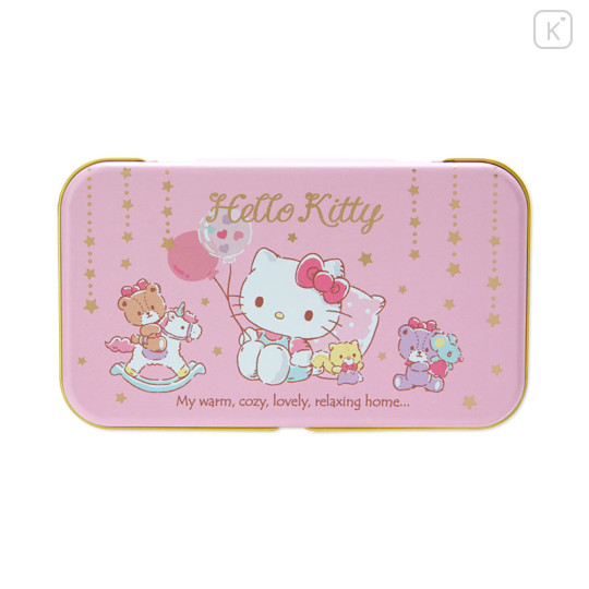 Japan Sanrio Original Can Case - Hello Kitty / Glittering Gold Stars - 1