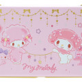Japan Sanrio Original Can Case - My Melody & My Sweet Piano / Glittering Gold Stars - 4