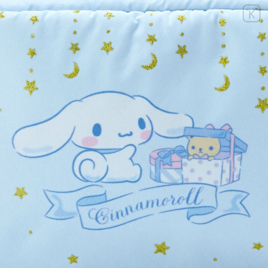 Japan Sanrio Original Pouch - Cinnamoroll : Glittering Gold Stars - 4