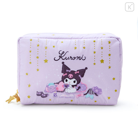 Kuromi Pouch Sanrio RARE hotsell 2008 Kawaii Pencil Case Cosmetic Makeup Bag