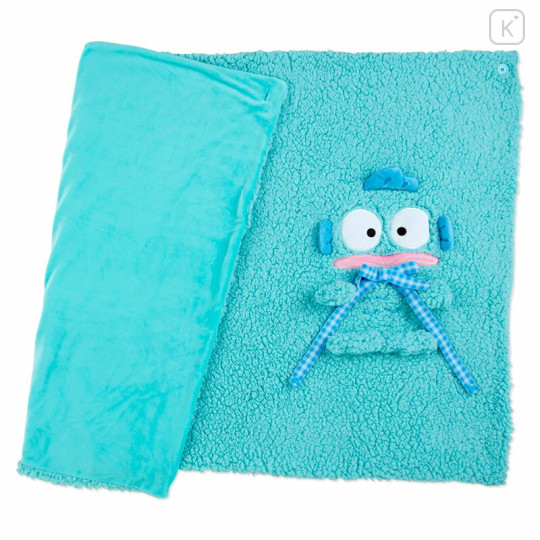 Japan Sanrio Original Mascot Cushion Blanket - Hangyodon - 3