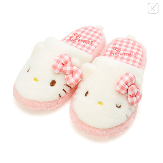 Japan Sanrio Original Face Slippers - Hello Kitty - 1