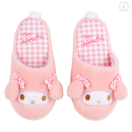 Japan Sanrio Original Face Slippers - My Melody - 2
