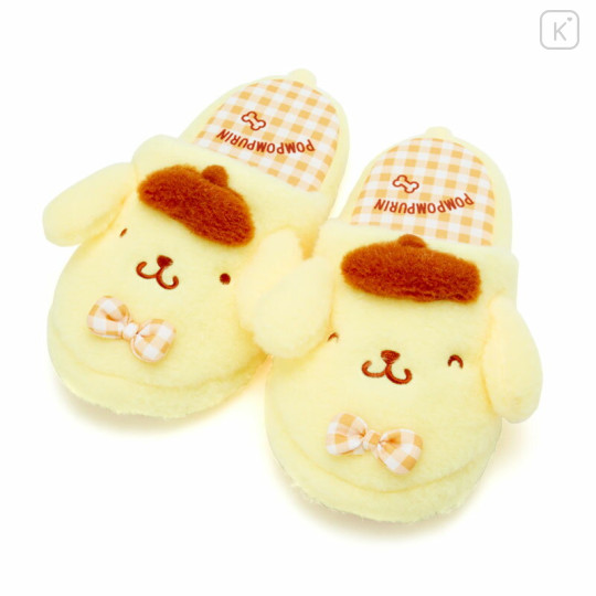 Japan Sanrio Original Face Slippers - Pompompurin - 1