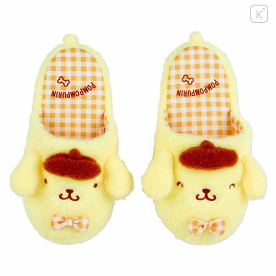 Japan Sanrio Original Face Slippers - Pompompurin - 2