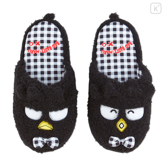 Japan Sanrio Original Face Slippers - Badtz-maru - 2