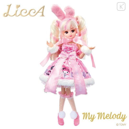 Japan LiccA Stylish Doll Collection - My Melody Sweet Pink Style - 1