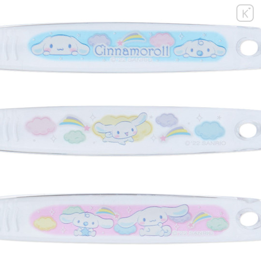 Japan Sanrio Original Toothbrush 3pcs Set - Cinnamoroll - 3