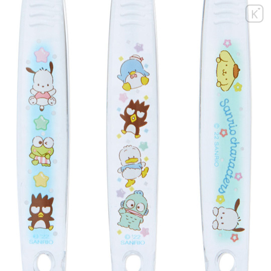 Japan Sanrio Original Toothbrush 3pcs Set - Sanrio Characters - 3