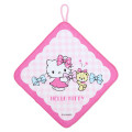 Japan Sanrio Original Hand Towel with Loop 3pcs Set - Hello Kitty - 3
