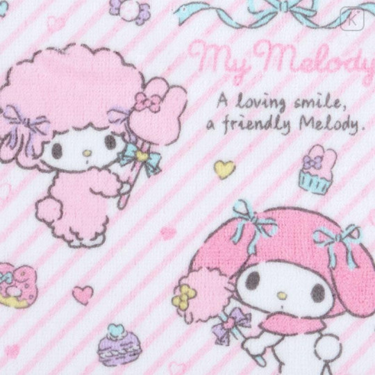 Japan Sanrio Original Petit Towel 4pcs Set - My Melody & My Sweet Piano - 8