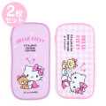 Japan Sanrio Original Half Petit Towel 2pcs Set - Hello Kitty - 1